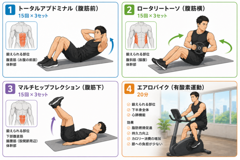 お腹周りすっきりメニュー