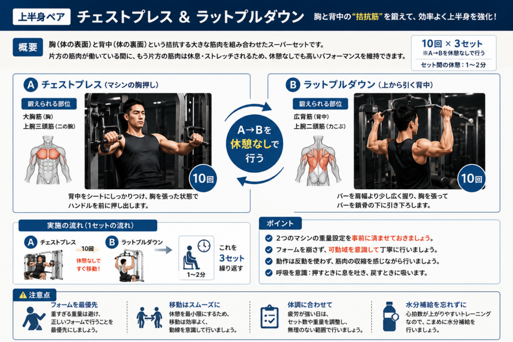 スーパーセット法_上半身